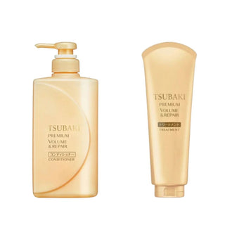 Après-shampoing TSUBAKI Premium Volume & Repair 490 ml + Traitement Premium Volume & Repair 180 g