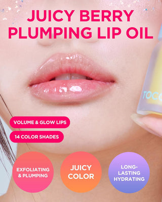 TOCOBO Juicy Berry Plumping Lip Oil 00 Glam Max 3