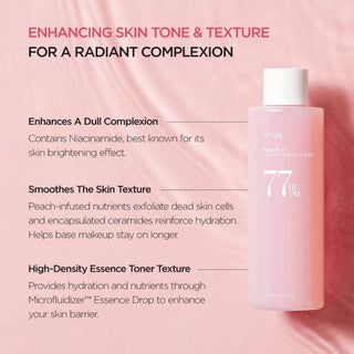 Peach 77% Niacin Essence Toner